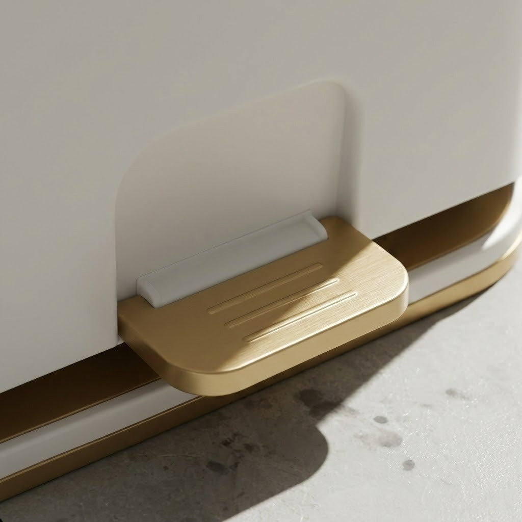 Moderner Badezimmer-Mülleimer Mit Cleverem Deckeldesign 6