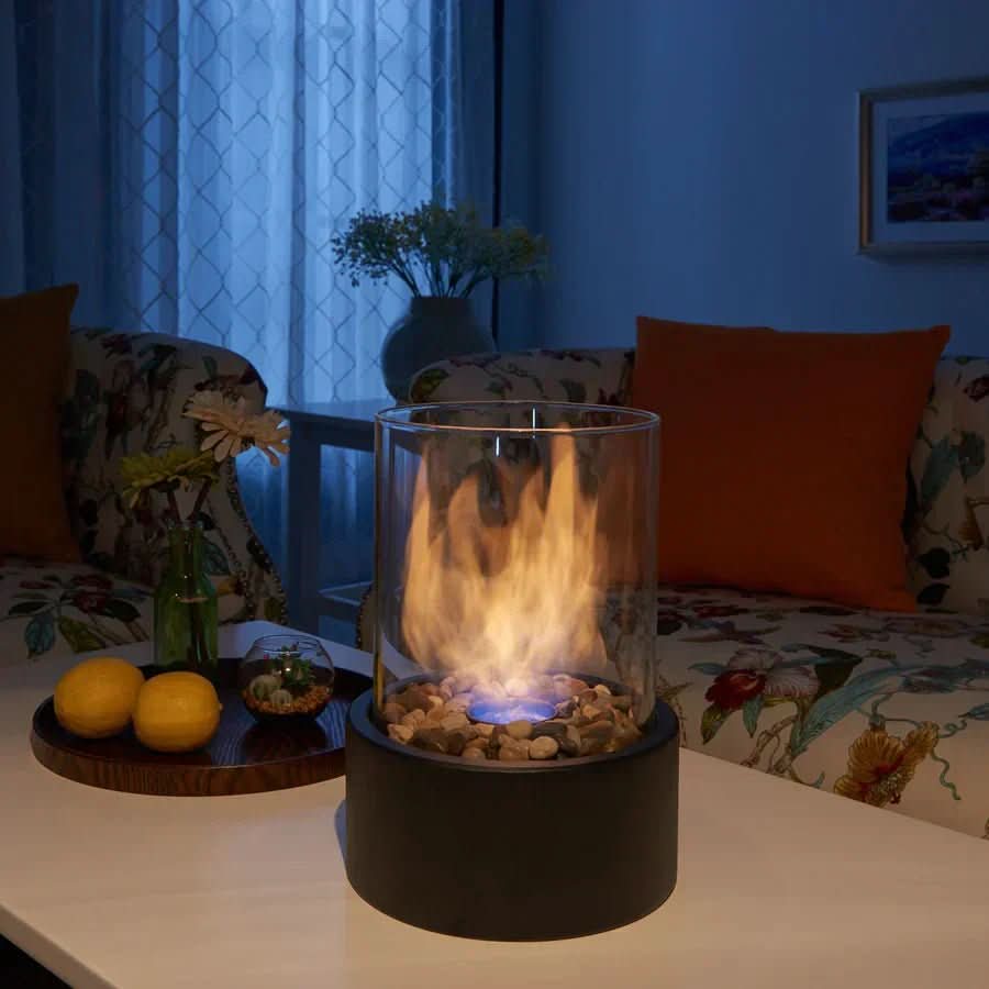 Moderner Tischkamin Bioethanol für Innen- und Außenbereich – Skandinavisches Tischfeuer 3