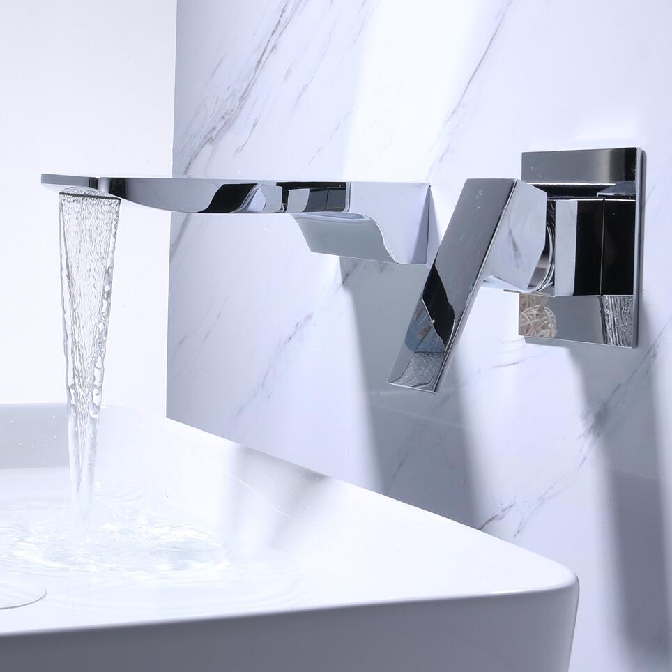 Moderner Wasserhahn mit Sensorsteuerung 0