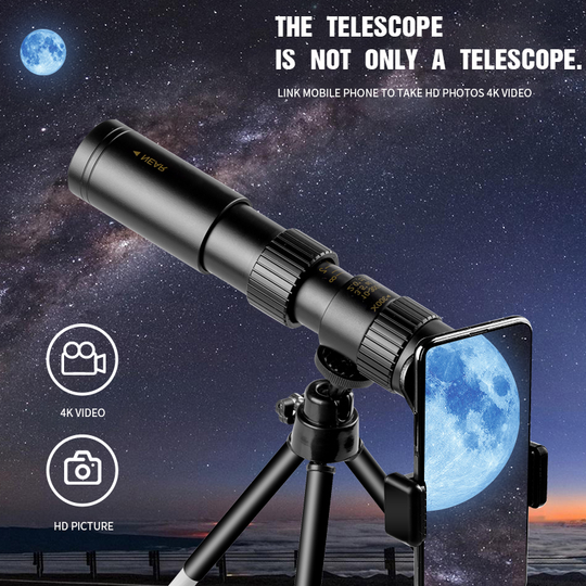Monokular-Teleskop mit Hochleistungszoom für Outdoor-Enthusiasten 10-300x 6