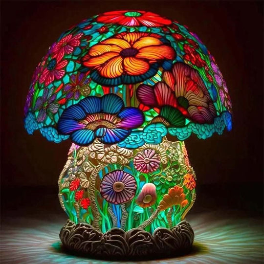 Mosaiklampe für sanftes Licht und dekorative Atmosphäre 2