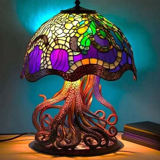 Mosaiklampe für sanftes Licht und dekorative Atmosphäre 7