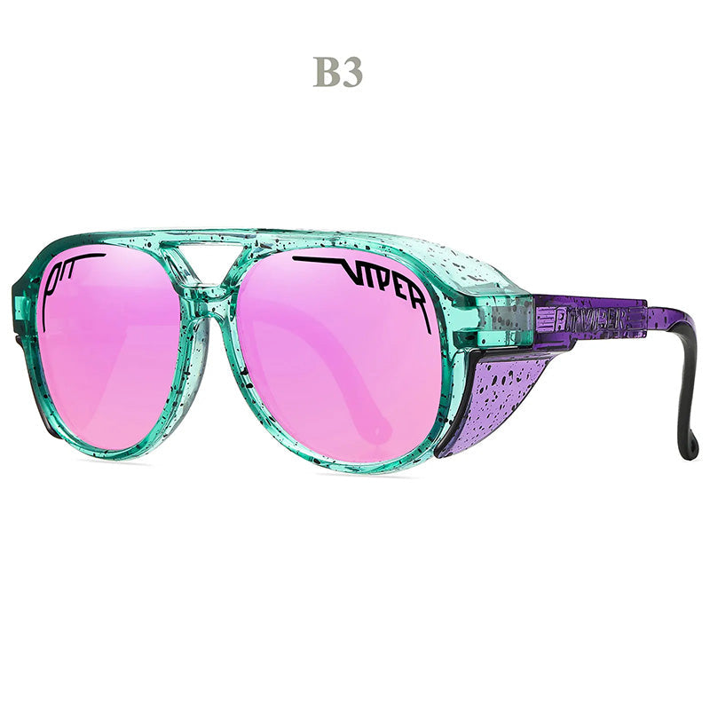 Motorrad Sonnenbrille Winddicht UV400 Schutz für Brille Motorradfahrer 4