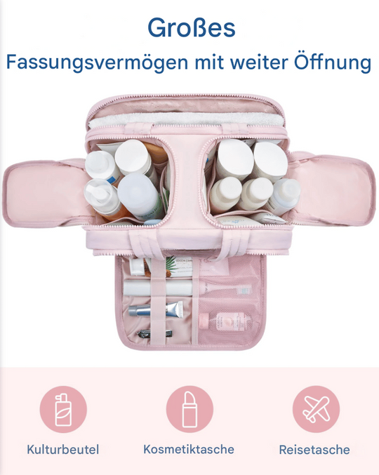 Multifunktionale Kulturtasche für Damen 3