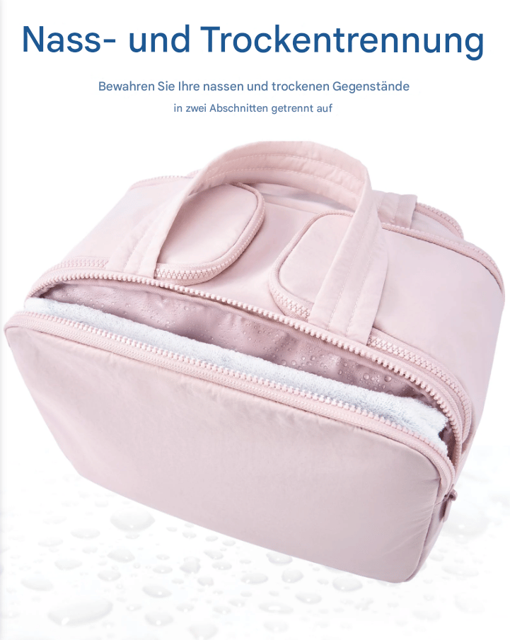 Multifunktionale Kulturtasche für Damen 6