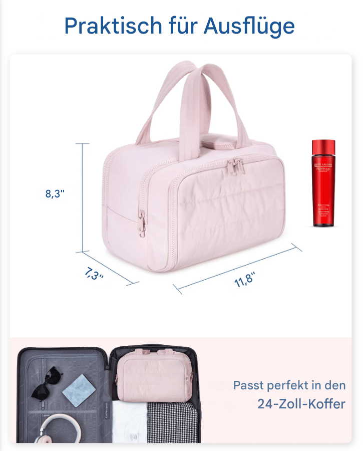 Multifunktionale Kulturtasche für Damen 8