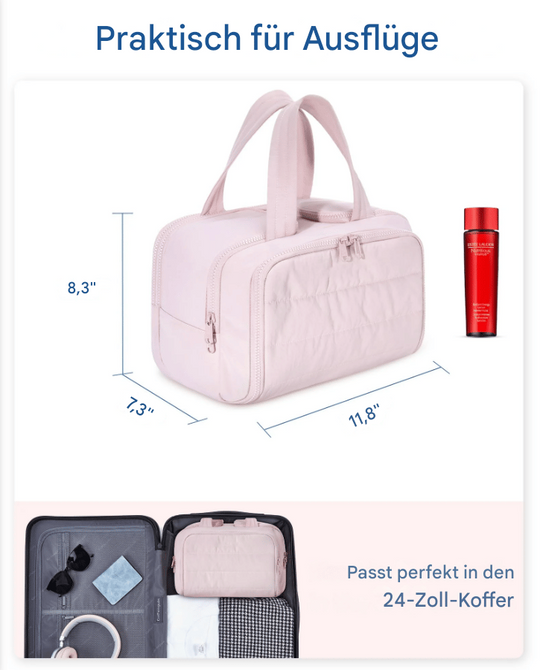 Multifunktionale Kulturtasche für Damen 8