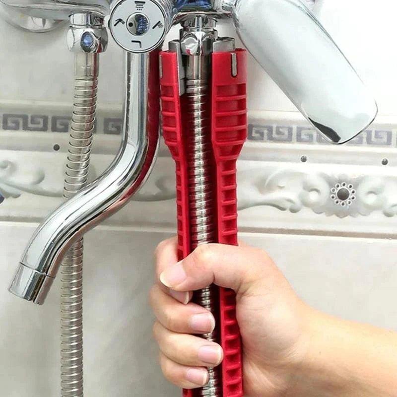 Multifunktionales Sanitär Werkzeug für Heimwerker - 8 in 1 Reparaturhilfe 0