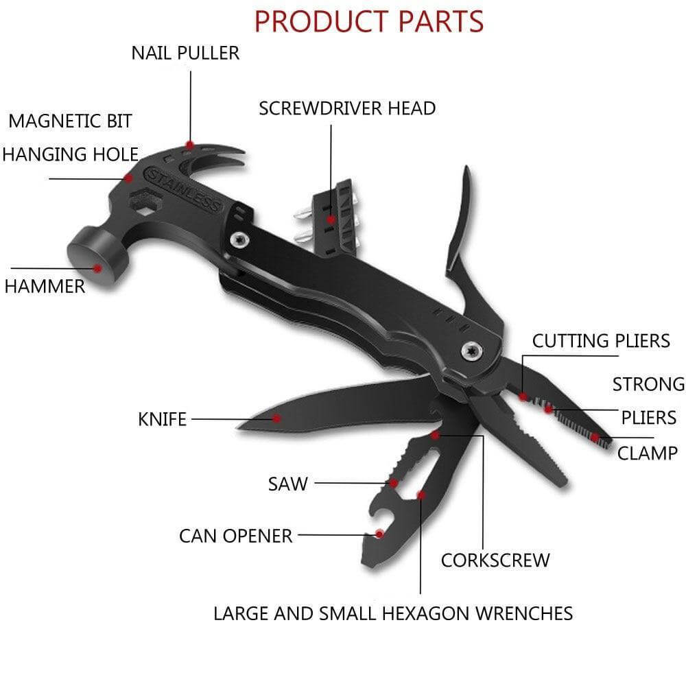 Multitool für Männer – 14-in-1 Outdoor-Werkzeug 4