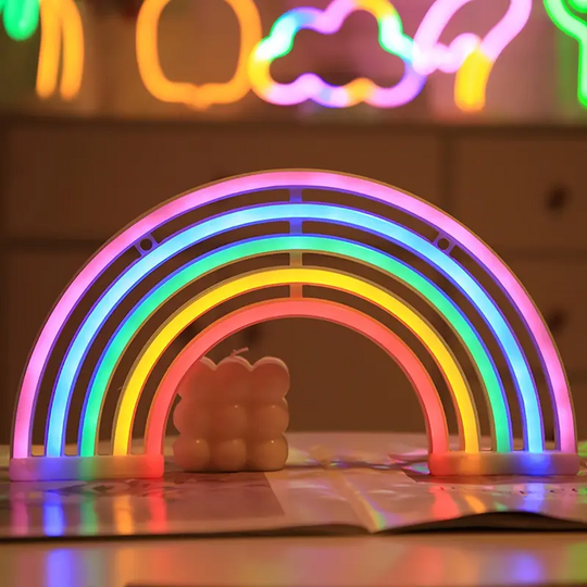 Nachtlampe für Kinder im Regenbogenstil 0