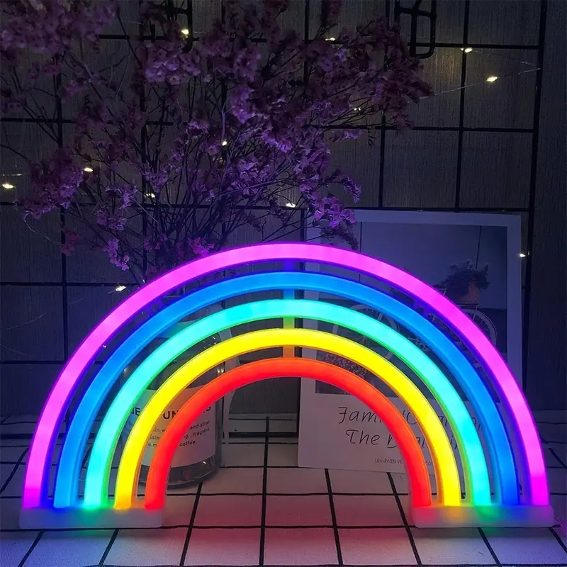 Nachtlampe für Kinder im Regenbogenstil 1