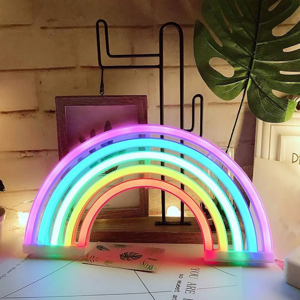 Nachtlampe für Kinder im Regenbogenstil 4