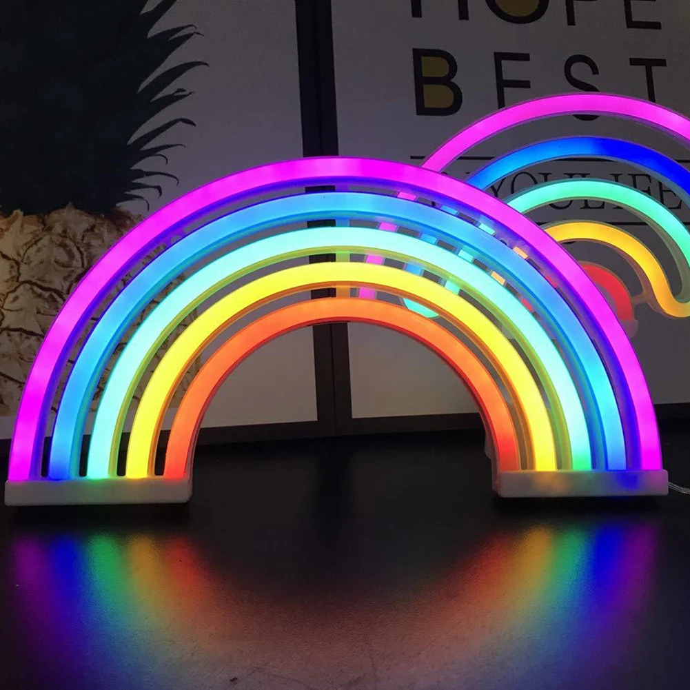 Nachtlampe für Kinder im Regenbogenstil 6