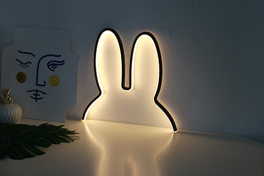Nachtlicht Kinder Kaninchen Design für Beruhigende Atmosphäre im Kinderzimmer 1