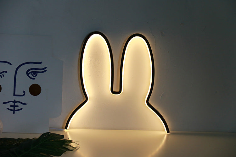 Nachtlicht Kinder Kaninchen Design für Beruhigende Atmosphäre im Kinderzimmer 4