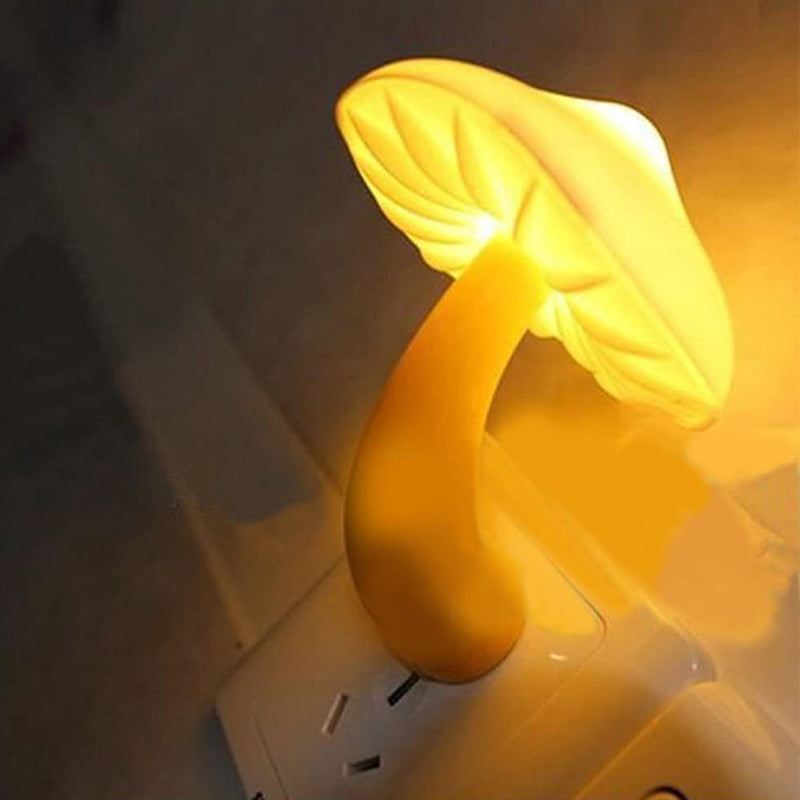 Nachtlicht Kinder Pilz Steckdose Mit Automatischer Lichtsteuerung Für Eine Gemütliche Atmosphäre 0