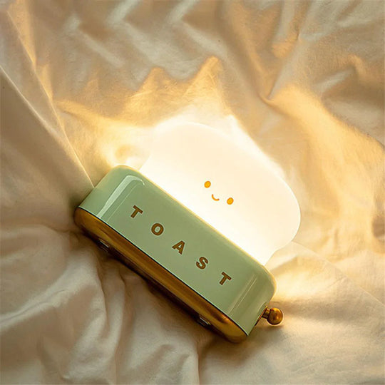 Nachtlicht Kinder Toaster Design mit Verstellbarer Helligkeit – Lustige Nachttischlampe für Kinderzimmer und Badezimmer 8