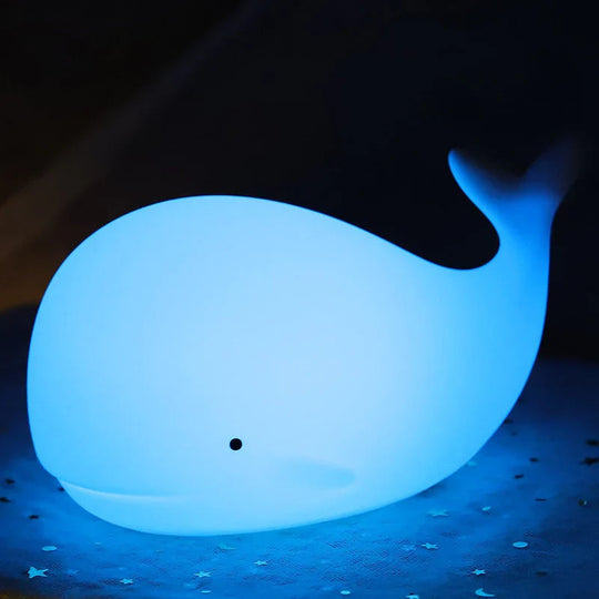 Nachtlicht Kinder Wal Farbwechsel LED für Beruhigende Atmosphäre 5