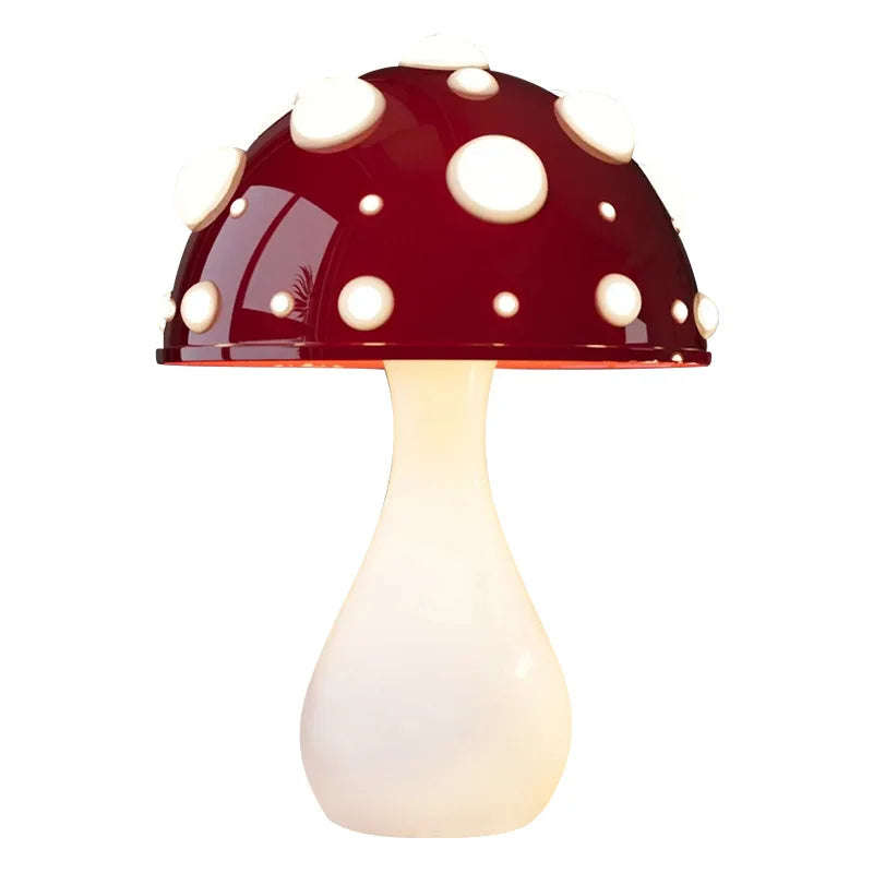 Nachttischlampe Pilzdesign mit Einstellbarem LED Licht für Gemütliche Atmosphäre 3