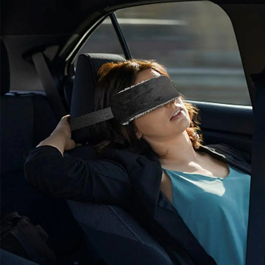 Nackenstütze mit Schlafmaske für Reisen 3