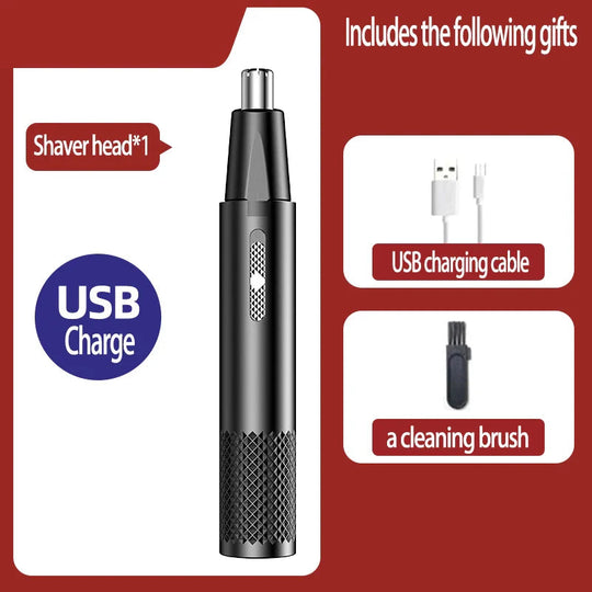 Nasenhaarschneider USB Aufladbar Kompakt 4