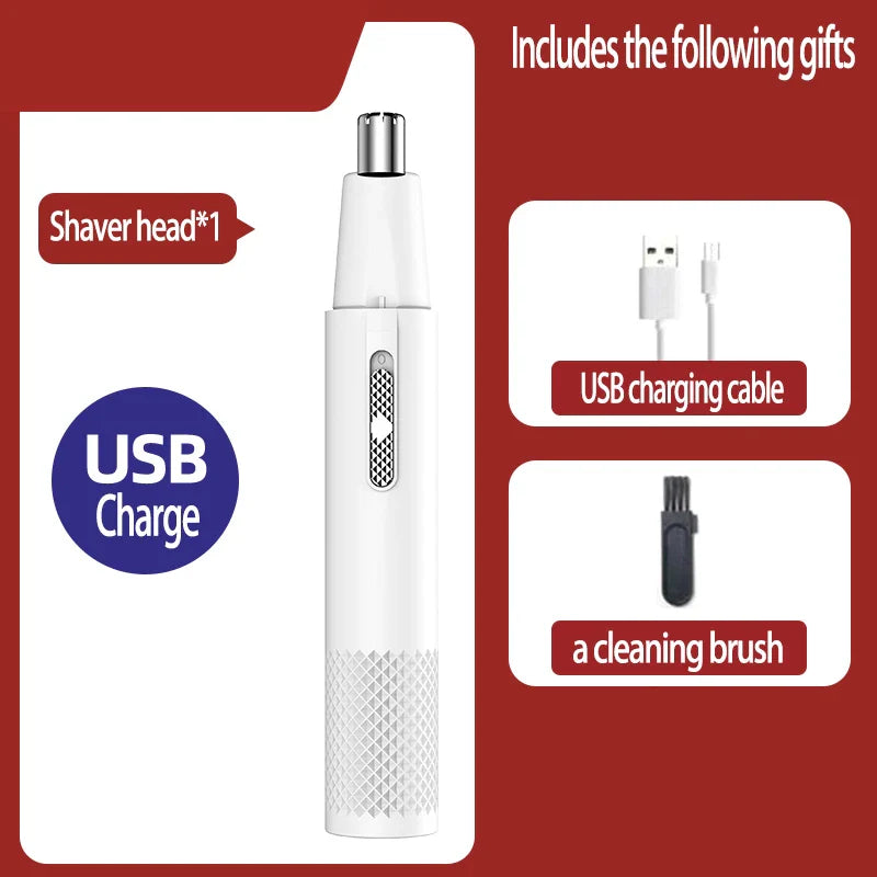 Nasenhaarschneider USB Aufladbar Kompakt 8