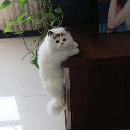 Niedliche Plüschkatze Dekoration für Zuhause und Büro 2