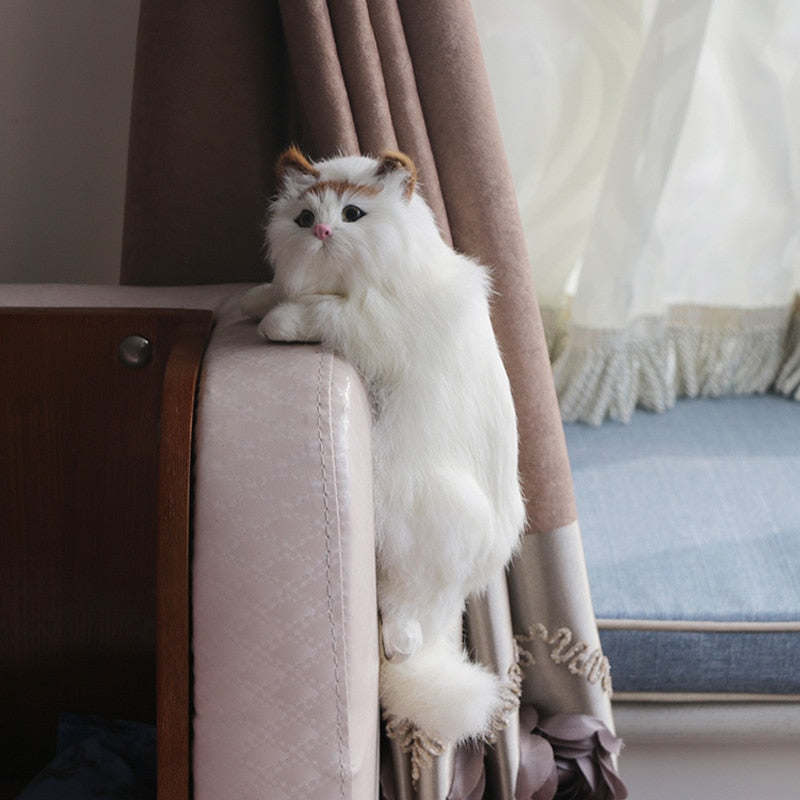 Niedliche Plüschkatze Dekoration für Zuhause und Büro 3
