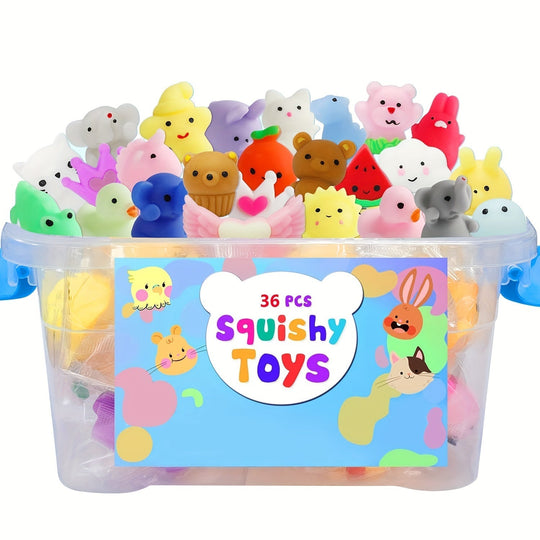 Niedliche Squishy-Tier-Spielzeuge Set für Kinder 0