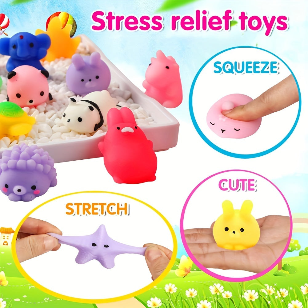 Niedliche Squishy-Tier-Spielzeuge Set für Kinder 1