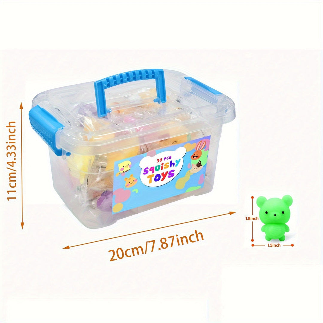 Niedliche Squishy-Tier-Spielzeuge Set für Kinder 2