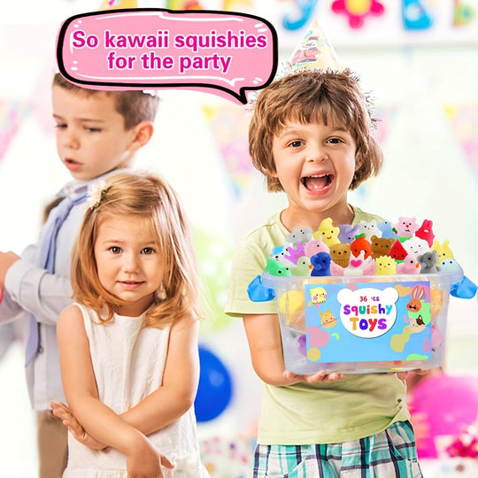 Niedliche Squishy-Tier-Spielzeuge Set für Kinder 3