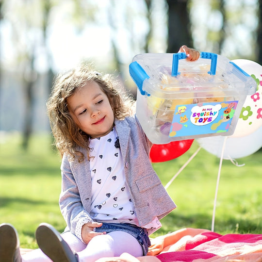 Niedliche Squishy-Tier-Spielzeuge Set für Kinder 4