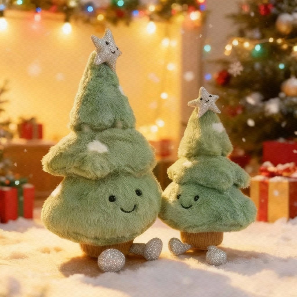 Niedliche Weihnachtsbaumfigur für Weihnachtsdekoration 4