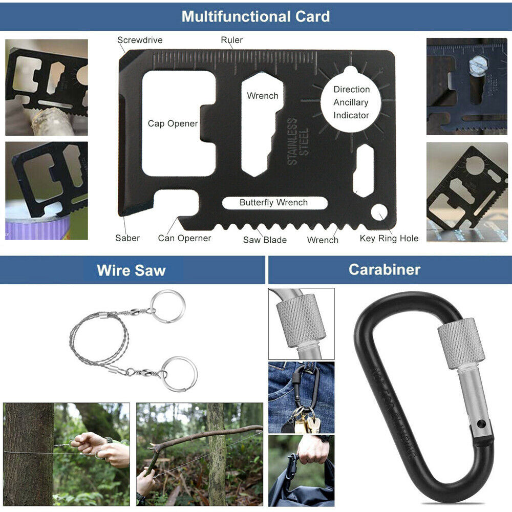 Notfall-Überlebensset für Outdoor-Aktivitäten 4