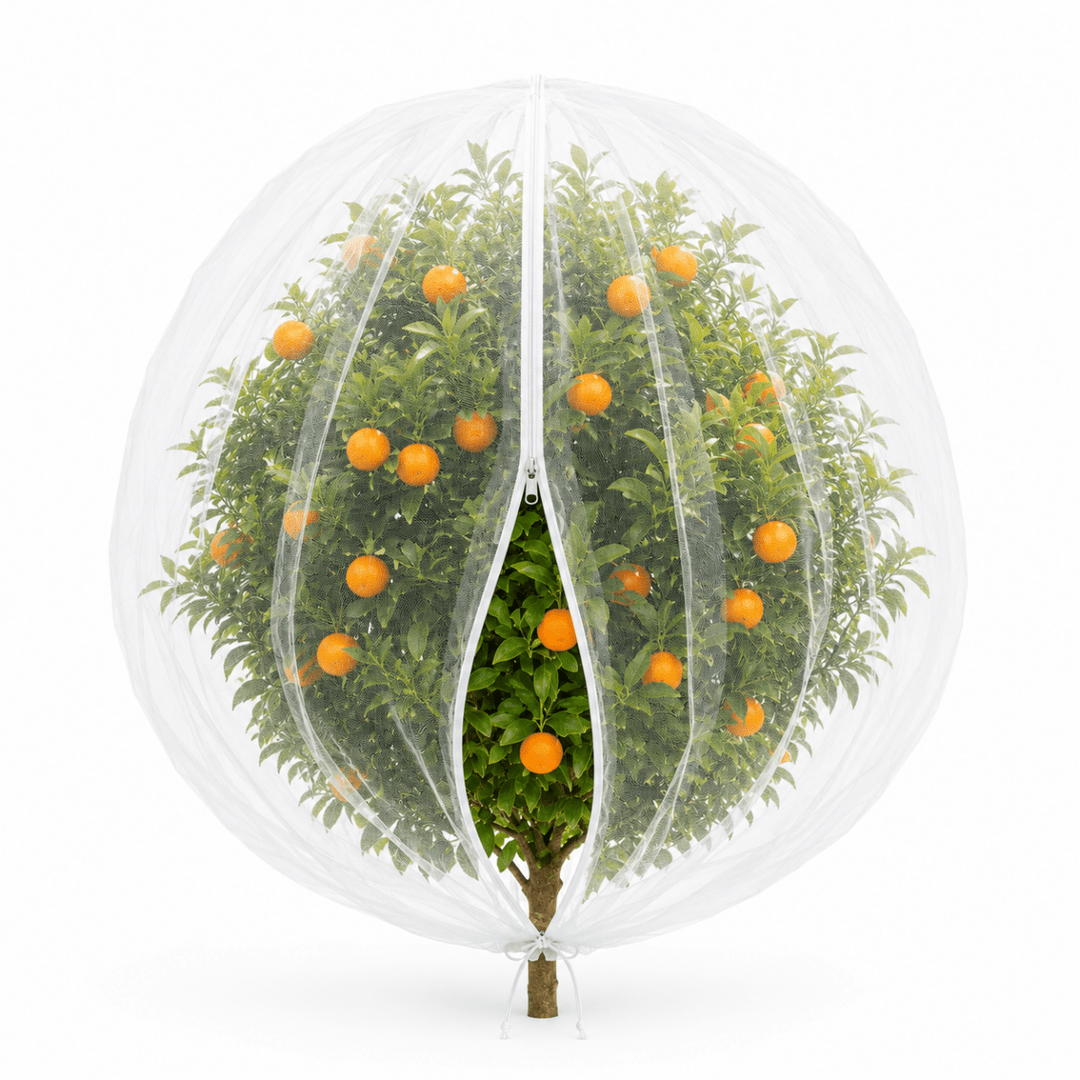 Obstschutzbeutel mit Kordelzug für Obstbäume und Gartenpflanzen, Atmungsaktives Netzdesign 5