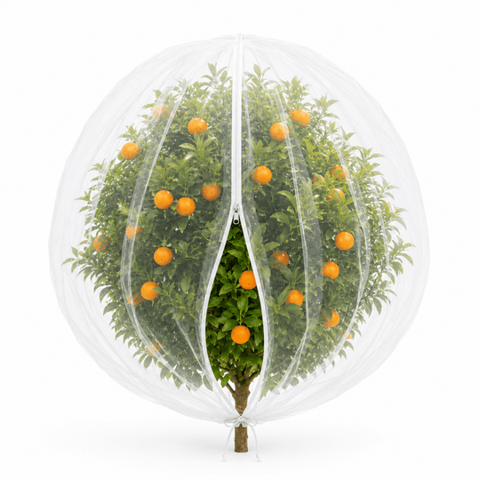 Obstschutzbeutel mit Kordelzug für Obstbäume und Gartenpflanzen, Atmungsaktives Netzdesign 5