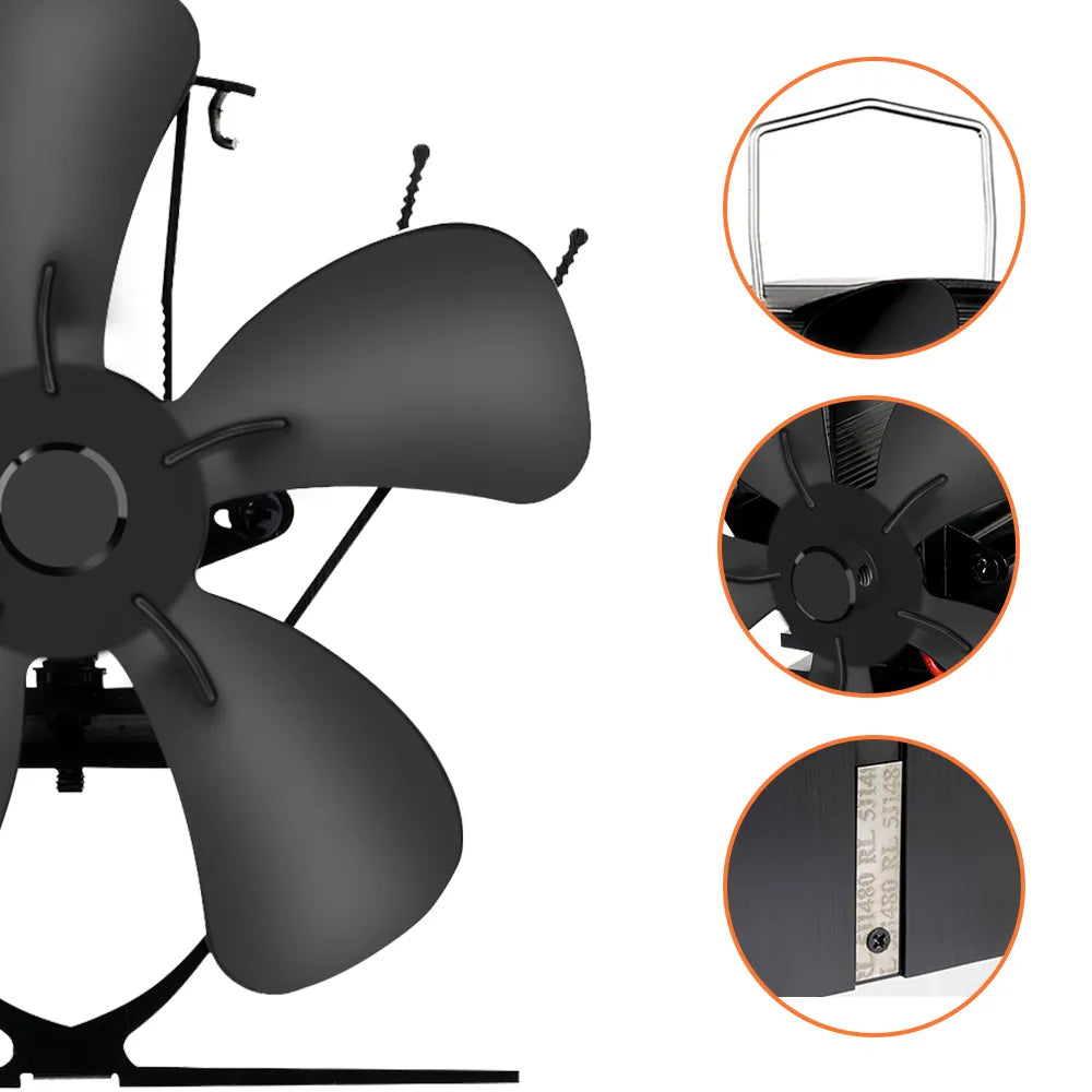 Ofenventilator für Holzöfen - Effiziente Wärmeverteilung 3