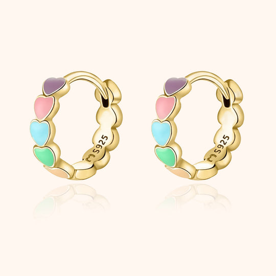 Ohrringe mit Herzdesign für Frauen 3