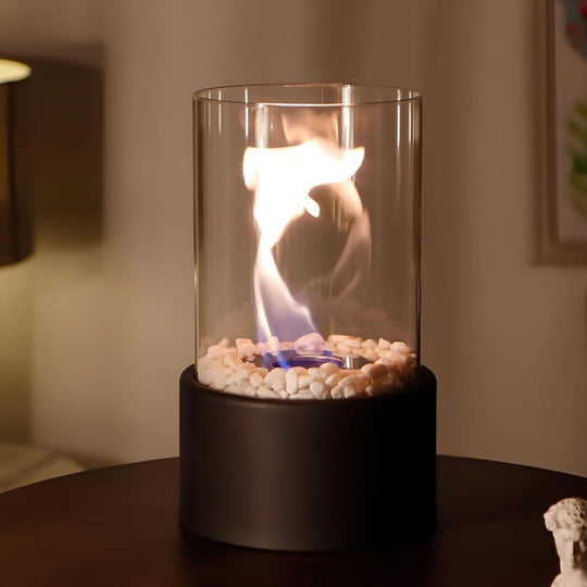 Öllampe Glas für Innen und Außen mit Stilvollem Design und Rußfreier Flamme 2