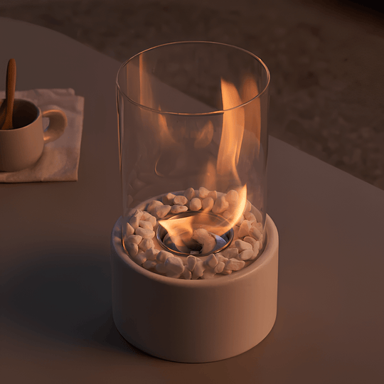 Öllampe Glas für Innen und Außen mit Stilvollem Design und Rußfreier Flamme 6