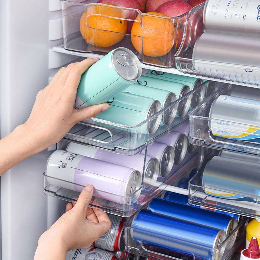 Organizer für Getränkedosen 2-stufig für Kühlschrank und Speisekammer 2