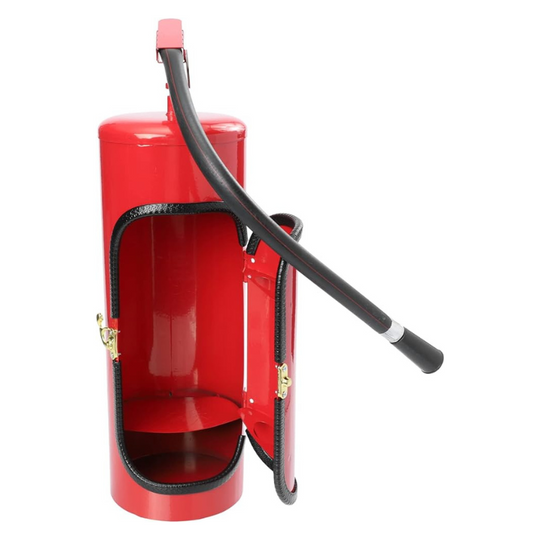 Origineller Flaschenhalter im Feuerlöscher-Stil 0