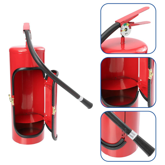 Origineller Flaschenhalter im Feuerlöscher-Stil 4