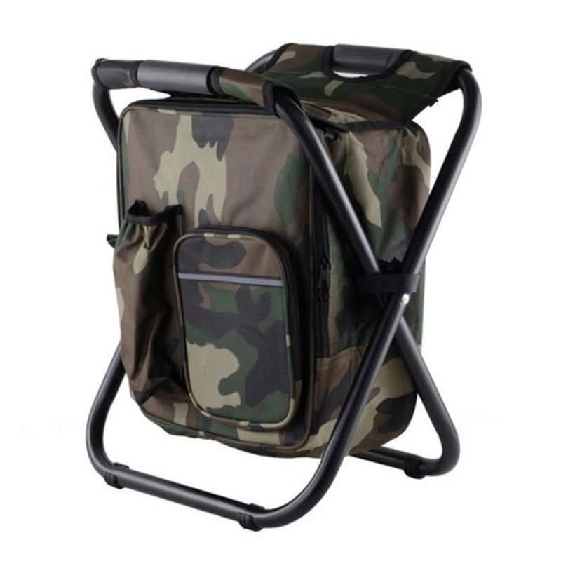 Outdoor Rucksack Mit Klappstuhl Und Kühlfach Für Abenteuer Im Freien 11