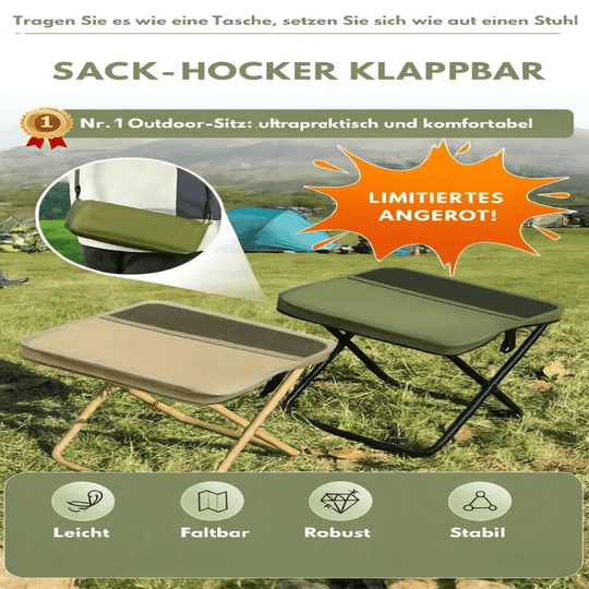 Outdoor Rucksack mit Klappstuhl für Abenteuer 5