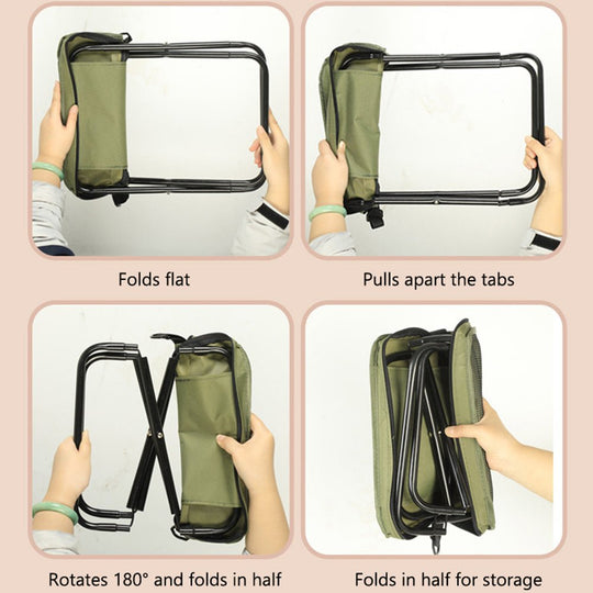 Outdoor Rucksack mit Klappstuhl für Abenteuer 6