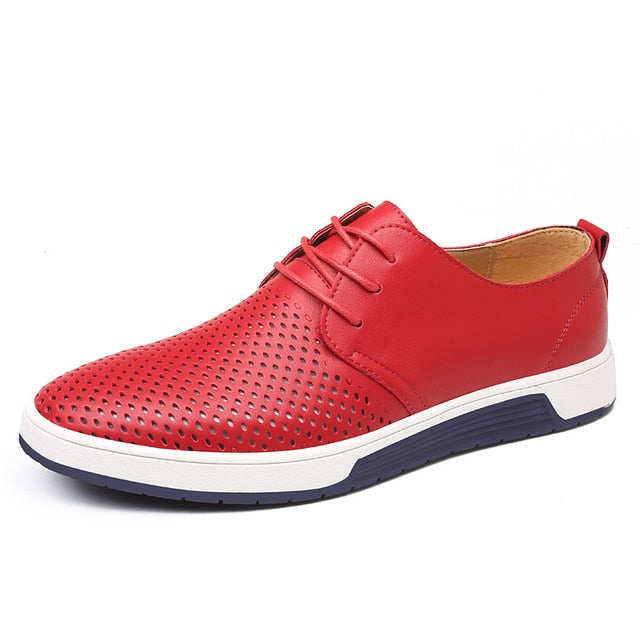Oxford Leder Freizeitschuhe