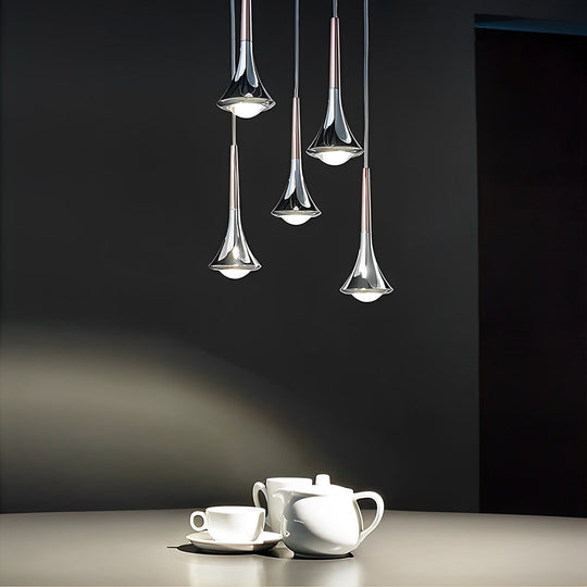 Pendelleuchte Wassertropfenform für Esszimmer und Wohnzimmer Hängelampe Moderne Hängeleuchte 1