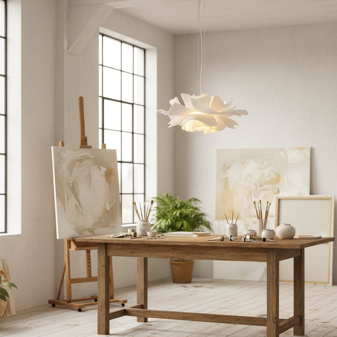 Pendelleuchte für Esszimmer und Wohnzimmer im Lotusdesign 4